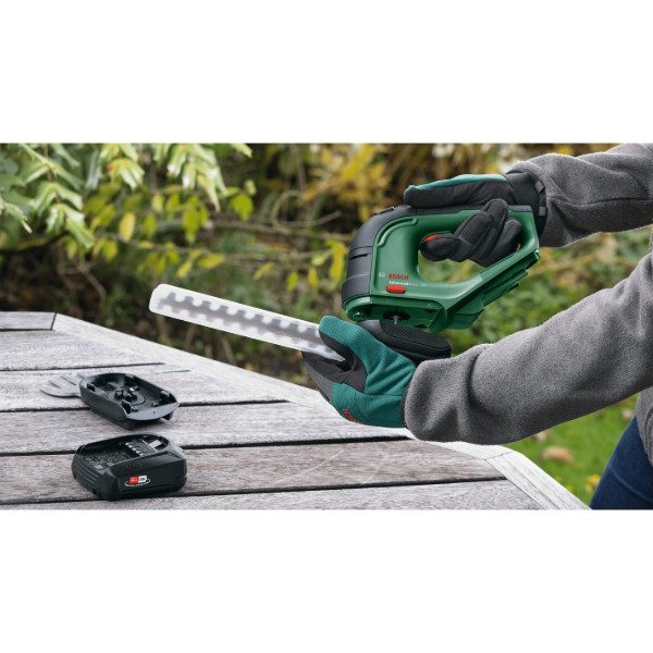 Фото - Кущоріз-ножиці акумуляторні Bosch AdvancedShear 18V-10 + насадка кущоріз (0.600.857.000)